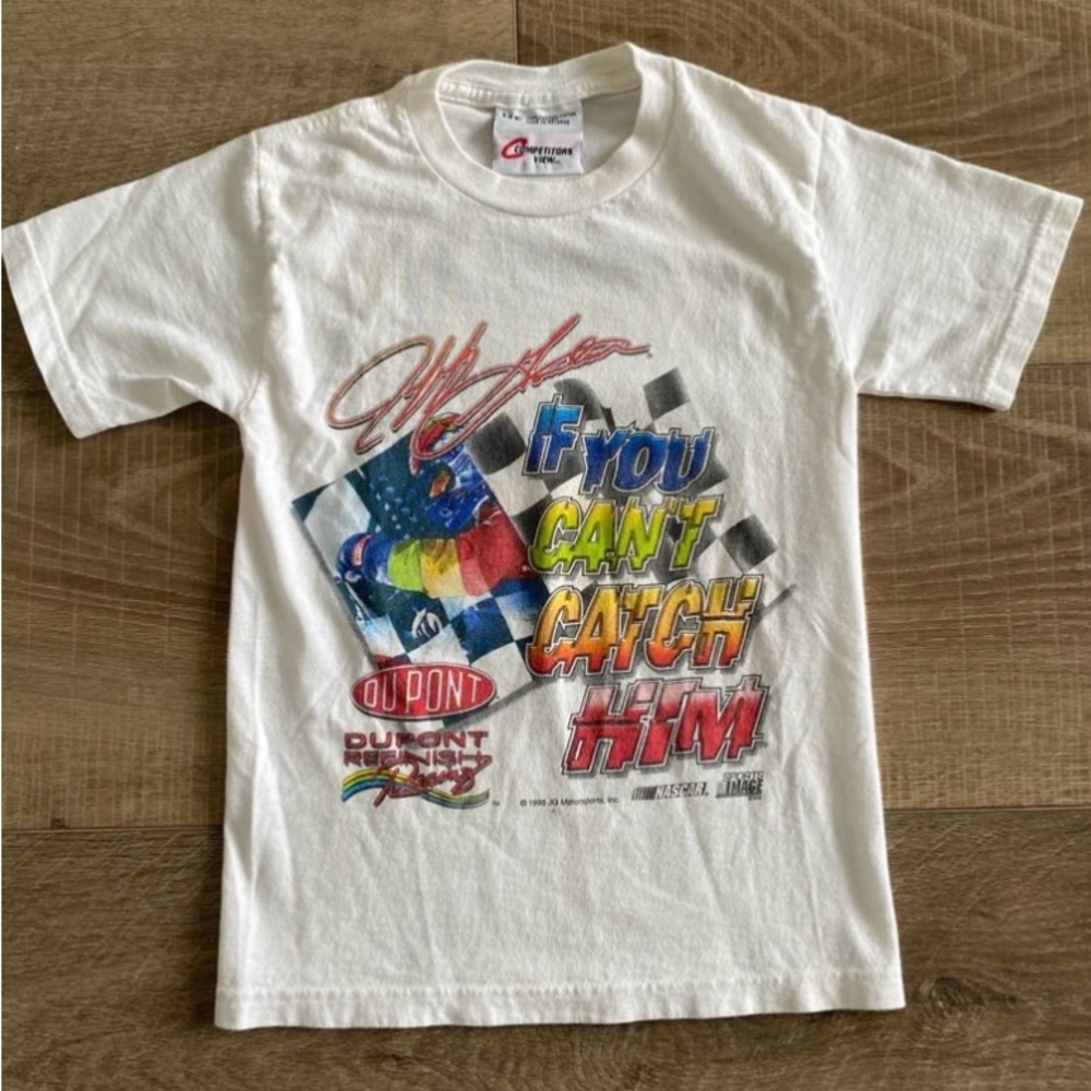 Vintage Jeff Gordon shirt - Youth SMALL (6-8) - NASCAR - 1998 - DuPont Racing